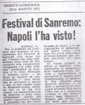 FESTIVAL DI SANREMO TELEDIFUSSIONE ITALIANA ARTICOLO (1)