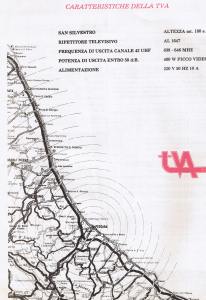 TELEADRIATICA AREA DI COPERTURA CARTINA