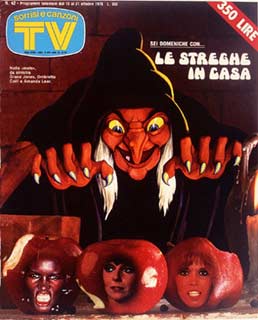 AMANDA LEAR cpertina sorrisi 1978 streghe amanda lear ombretta colli grace jones