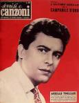 Copertina tv sorrisi e canzoni n.15 1955 achille togliani