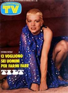 STEFANIA ROTOLO copertina sorrisi 1979 stefania rotolo tilt regia valerio lazarov