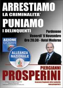 piergianni prosperini manifesto