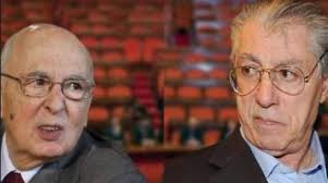 umberto bossi giorgio napolitano