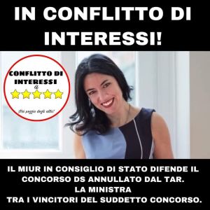 conflitto di interessi 5 stelle lucia azzolina